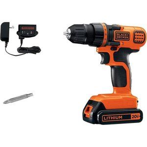 BLACK+DECKER 20V MAX Cordless Drill and Driver, 3/8 Inch with Battery &Charger